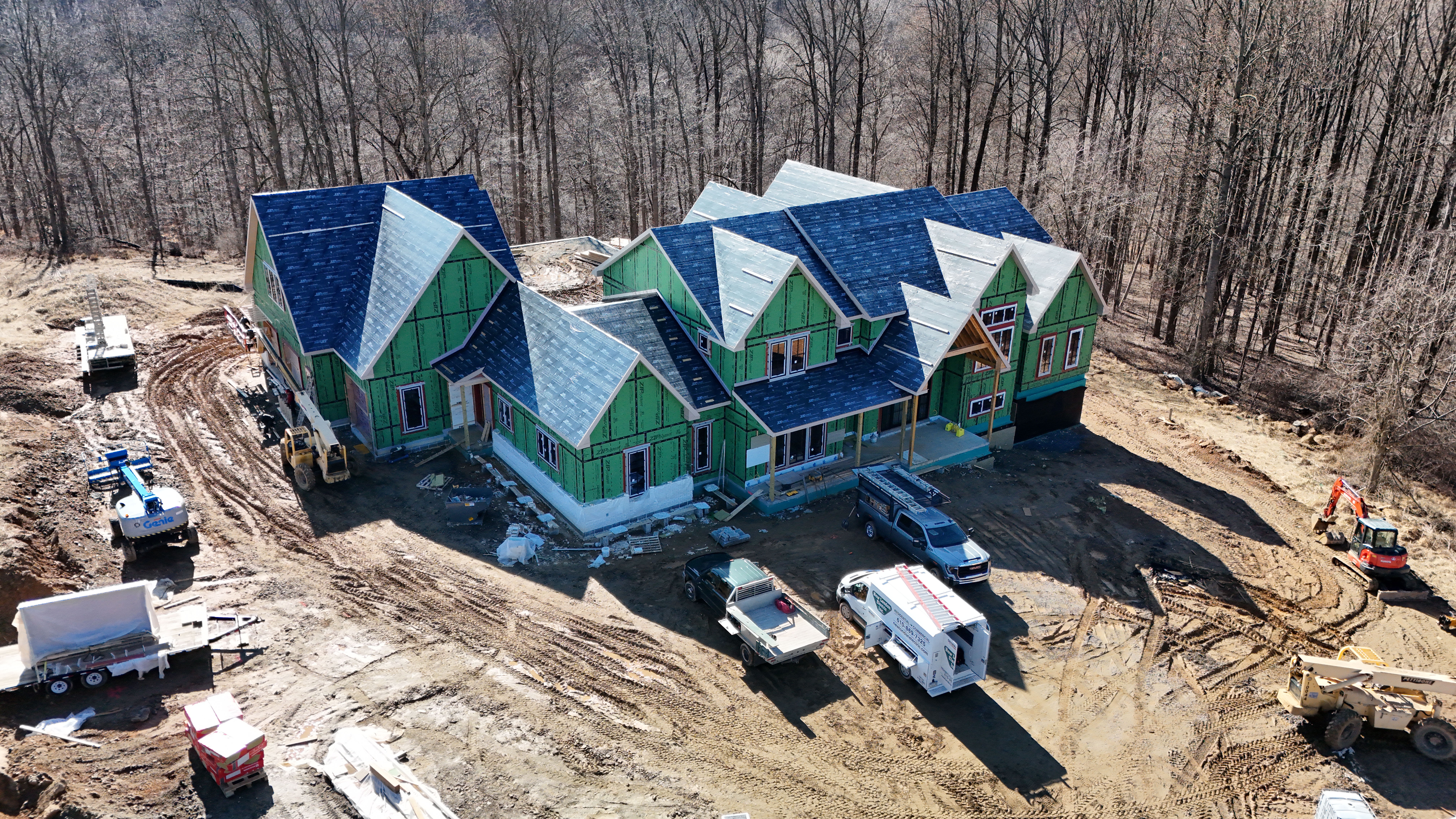 Videographers preparing a live stream for corporate event